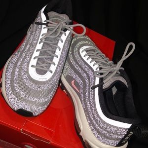 Swarovski Metallic Silver Nike Air Max 97 LX